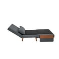 thumbnail image 4 of TRIO Extra Wide 3-in-1 Loveseat Folding Sofa Bed – Converts to Bed in 10s, 3-Position Adjustable Backrest, Premium Cotton Linen Fabric, Silent Hinges, Space-Saving Gray Sleeper for Small Apartment, 4 of 17