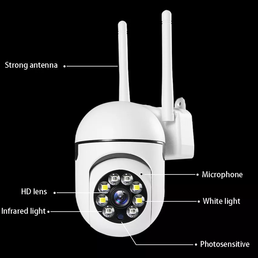4-Pack Wireless 5G WiFi Security Camera System Smart Outdoor Night Vision 1080P