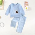 thumbnail image 2 of sdbrld 4T Toddler Boys All Season Embroidery Sweatshirt Top Jogger Pants 2PCS Soft Winter Matching Outfit Set,Sizes 2-3 Years, 2 of 8