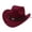 RD2, variant on Mens Straw Cowboy Hats - Western Cowboy Style Hat Jazz Bowler Hat Cow Head Decoration Ethnic Style Hat,Blue,S
