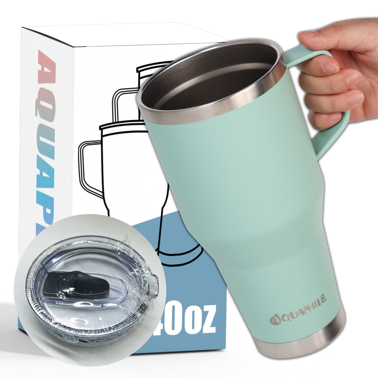 AQUAPHILE Reusable Coffee Cup, Coffee Travel Mug with Leak-proof Lid,  Thermal Mug Double Walled Insu…See more AQUAPHILE Reusable Coffee Cup,  Coffee