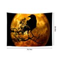 thumbnail image 3 of Teissuly Clearance Halloween Tapestry Wall Hanging Black Crow On The Branch Halloween Tapestry Wall Tapestry For Bedroom Living Room Dorm Wall Decor,59X79 Inches(Orange, ) Teissuly WER202308175600, 3 of 7