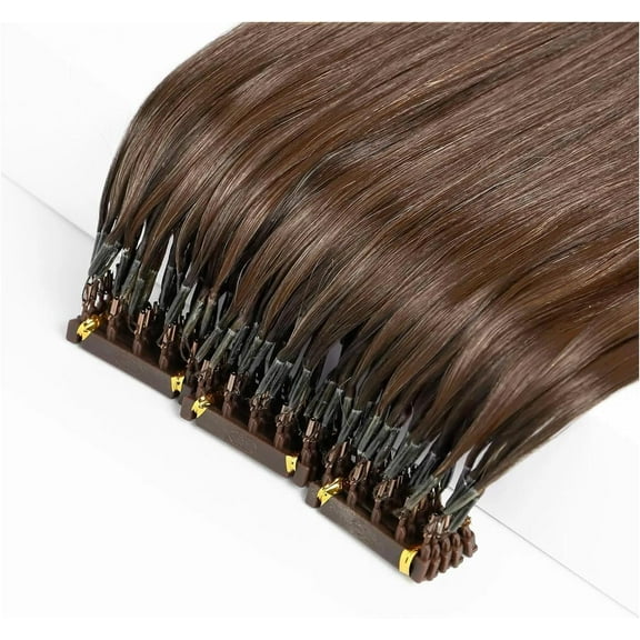 Aorsher 6D Hair Extensions Human Hair 22 Inch - 2nd Generation No-Trace 10 Row Clip in Hair Extensions for Women, Natural Looking Brown Hair Extensions, 5 Bundles Real Human Hair, Remy Soft & Thick