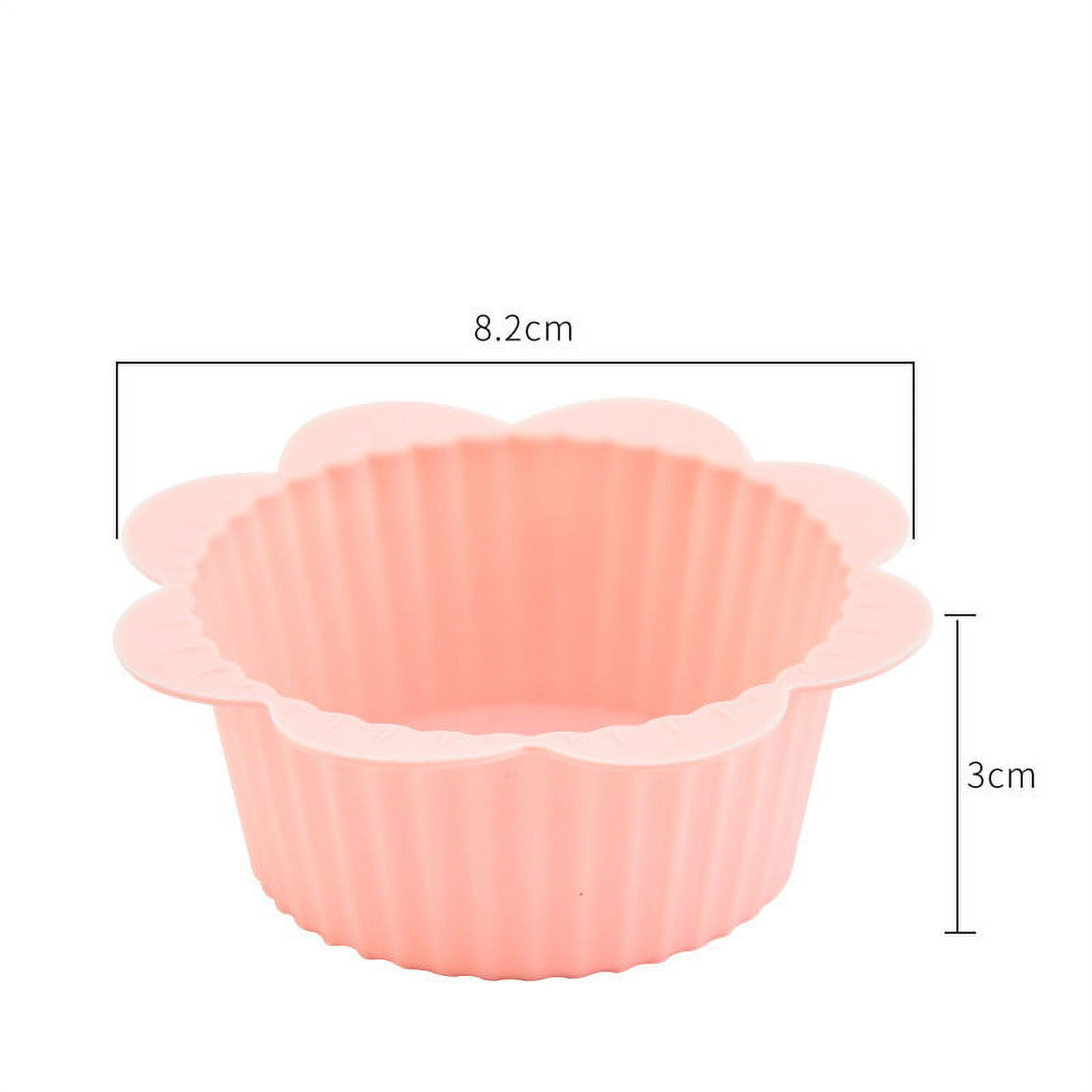 Reusable Cupcake Liners 36 Pcs Silicone Lunch Box Dividers, Non-Stick  Food-Grade Silicone Muffin Cups, Bento Box Accessories for Kids