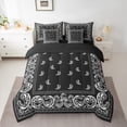 thumbnail image 2 of Castle Fairy Teens Boys Girls Hippie Paisley Twin Bedding Sets 7-Piece,Bohemian Mandala Bedding Comforter Set Microfiber,Southwestern Exotic Style Breathable Sheet Sets,Luxury Bedroom Decor, 2 of 8