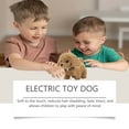 thumbnail image 6 of Interactive Plush Puppy Toy for Klds - Realistic Barking & Tail Wagging Electronic Pet, Soft & Safe Cuddly Companion for Toddlers, Durable Non-Shedding Fur, 6 of 9