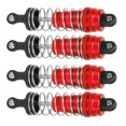 thumbnail image 1 of RC Amortisseur Huile, RC Longue Durée de Vie Robuste 4Pcs pour MN86 MN86S MN86K MN86KS 1/12 RC Crawlers Rouge, 1 of 8