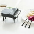 2024 New Home Food Fruit Fork Piano Shape Decoration Cake Dessert Fork