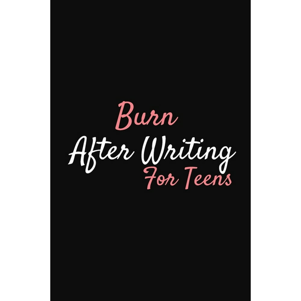 Burn After Writing Teen burn after writing for teens burn after writing teen (Series 1