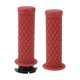 thumbnail image 1 of Kit de cubiertas de empuñaduras de motocicleta Unique Bargains 7/8" 22mm 15/16" 24mm, empuñaduras de manillar antideslizantes de TPU para motocicleta, scooter, bicicleta, ATV, rojo oscuro, 1 juego, 1 of 1