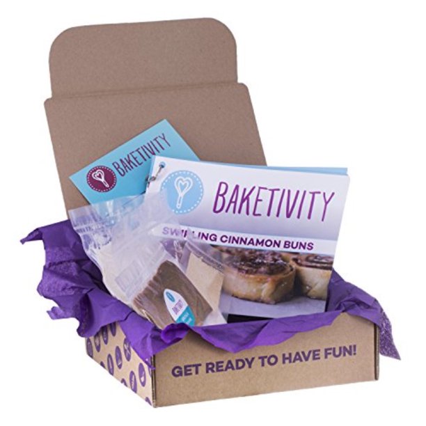 Baketivity Kids Baking Set, Meal Cooking Party Supply Kit for Teens