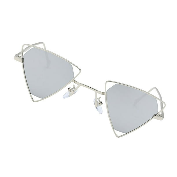 Vintage Triángulo de sol Tonos Marco Pta Zulema Gafas de sol estilo punk para mujer