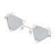 thumbnail image 1 of Vintage Triángulo de sol Tonos Marco Pta Zulema Gafas de sol estilo punk para mujer, 1 of 8
