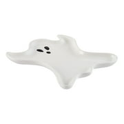 Way To Celebrate Halloween Ghost Earthenware Serving Tray, 9.84"