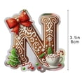 thumbnail image 2 of Adornos Navideños Colgantes con 26 Letras para Árbol de Navidad, Adornos Navideños Personalizados para Hacer Tú Mismo, Decoración Navideña, Decoración Colgante para Árbol de Navidad., 2 of 6