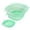 Green, variant on Face Bowl for Ice with Built in Tray Collapsible Silicone Facial Ice Bath Bowl Cold Plunge Therapy for Skin Reusable Foldable Wash Basin for Home Travel