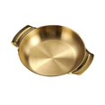 thumbnail image 1 of Stainless Steel Food Serving Pot Multi Use Cooking Pot with Double Handle 1 Set, 1 of 4