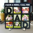 thumbnail image 2 of HUONA Photo Frame Wood Collage Picture Frame for Dad Mom Family Gift Wood Photo Frame Letter Love Wall Decor Picture Frame Desktop Stand Ornaments Wooden Collage Frame Gift Black, 2 of 10