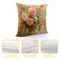 thumbnail image 4 of ONETECH  Shabby Chic Rose Soft Pillows Case Soft Throw Pillow Double-Sided Digital Printing Couch Pillowcase, 4 of 5