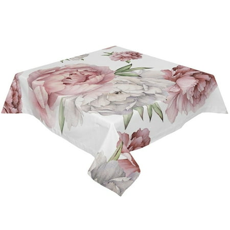 

QIFEI 52x70in Polyester Fiber Tablecloth Waterproof Stain-Resistant Wipeable Table Cloth Rectangle Table Cover for Indoor and Outdoor 9#