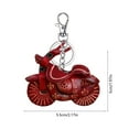 thumbnail image 3 of Aodebiao Leather Motorcycle Keychain Mini Bike Metal Key Ring Gift for Biker Men Women Motorcycle Enthusiast Cowhide Accessory, 3 of 6