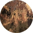 thumbnail image 1 of Ahgly Company Indoor Round Oriental Brown Industrial Area Rugs, 8' Round, 1 of 4