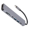 thumbnail image 3 of Adaptador multifunción Bling Bling 7 en 1 tipo C a HDMI PD carga rápida, 3 of 12