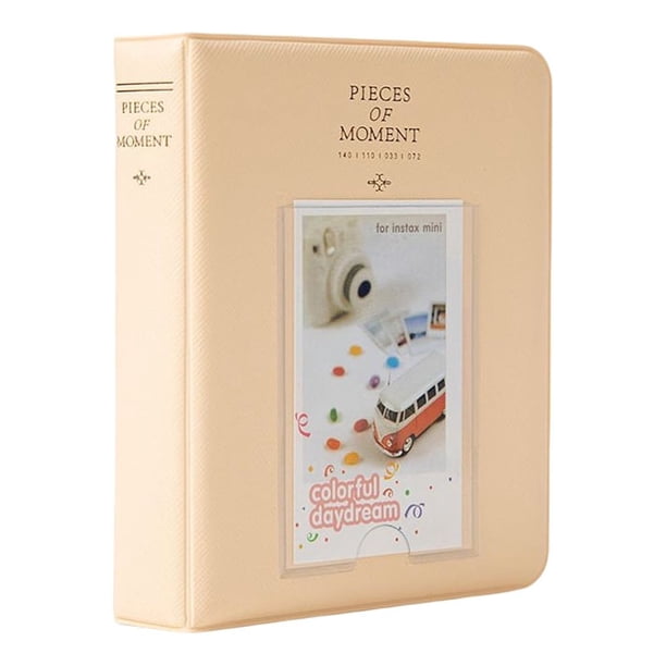 Álbum de fotos Bearachild de 3 pulgadas organizador de imágenes DIY color beige