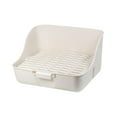 thumbnail image 2 of oshhni Bunny Toilet Box Pet Accessories Bunny Toilet for Squirrel Ferrets Hedgehog White, 2 of 9