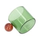thumbnail image 3 of Taza de café multiusos resistente al calor, estilo simple y vintage, taza de café de vidrio con bola de madera para café, cerveza, té, verde, 3 of 10