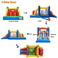 thumbnail image 4 of Caseta inflable con obstáculos HuaKastro de 5 x 2,2 m con toboganes, 4 of 7
