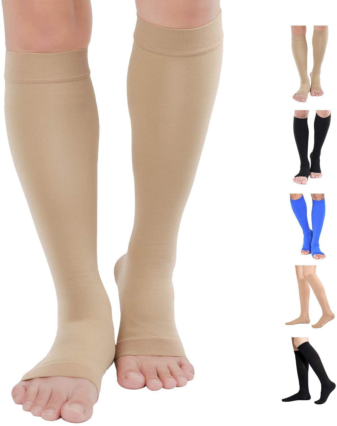 Women's Seamless Maternity Socks Gentle Grip for Swelling Injured Wounded Feet M 