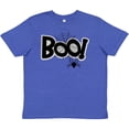 thumbnail image 3 of Inktastic Halloween Boo with Spider and Web in Black Youth T-Shirt, 3 of 5