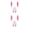 thumbnail image 3 of Ounissouiy Easter Bunny Butt and Ears Wreath Kit Set 1 Hanging for Decor Type3, 3 of 6