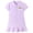 ZC Light Purple, variant on Girls Dresses Toddler Kids Girls Summer Solid Polo Dress Short Sleeve Breathable Lightweight Casual Dresses Baby Dress Navy 1 Years-2 Years