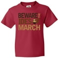 thumbnail image 3 of Inktastic Beware the Ides of March Youth T-Shirt, 3 of 5