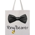 thumbnail image 4 of Inktastic Ring Bearer Black Bow Tie Tote Bag, 4 of 4
