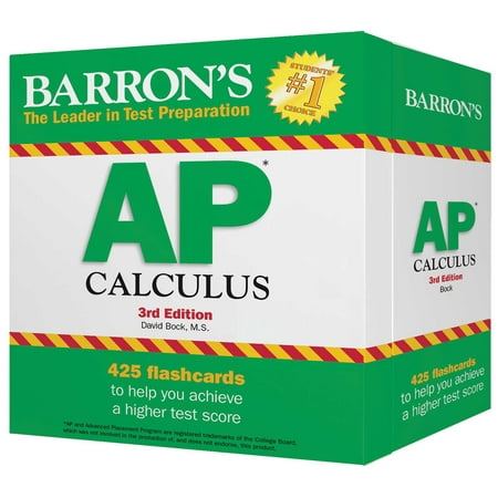 Barron's AP Calculus Flash Cards (Best Ap Calculus Textbook)