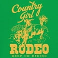 thumbnail image 3 of Country Girl Rodeo Women's V-Neck T-shirt Vintage Cowgirl, 3 of 7
