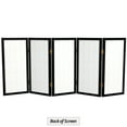 thumbnail image 7 of Red Lantern 2 ft. Short Desktop Window Pane Shoji Screen - Black - 5 Panels, 7 of 7