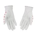 thumbnail image 2 of highdealcrafts MagiDeal - Guante de golf izquierdo y derecho de piel sintética blanca para mujer S Cola Guantes de golf para mujer, 2 of 8