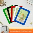 thumbnail image 2 of Frogued Photo Frame Anti-drop Magnetic Process Thin No Punch Self Viscosity DIY Home Decor Photo Wall Photo Wall Sticker Photo Studio Supply (Orange Single Layer,10Inch), 2 of 13