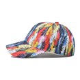 thumbnail image 4 of Gorra de béisbol unisex de algodón con estampado de plumas, 4 of 5
