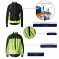 thumbnail image 5 of Men's Thermal Cycling Jersey Long Sleeve Snow Water Reflective Windproof Firewall Winter Biking Jacket, 5 of 6