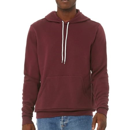 Unisex Hooded Sweater  Cotton/Poly Plain Hoodie - Maroon MH200HOOD XS