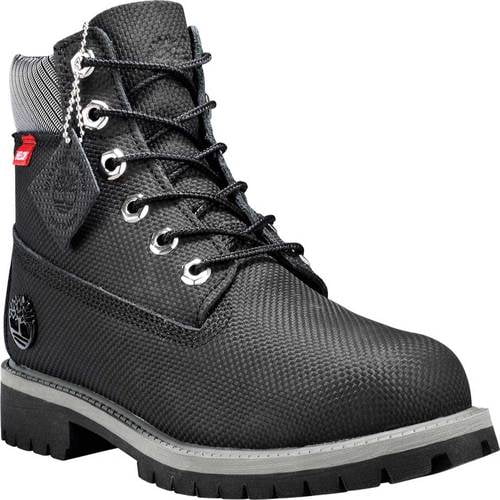 timberland junior boots black