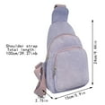 Neuxse Shoulder Bags Mini Corduroy Sling Bag Women Shoulder Bag Chest