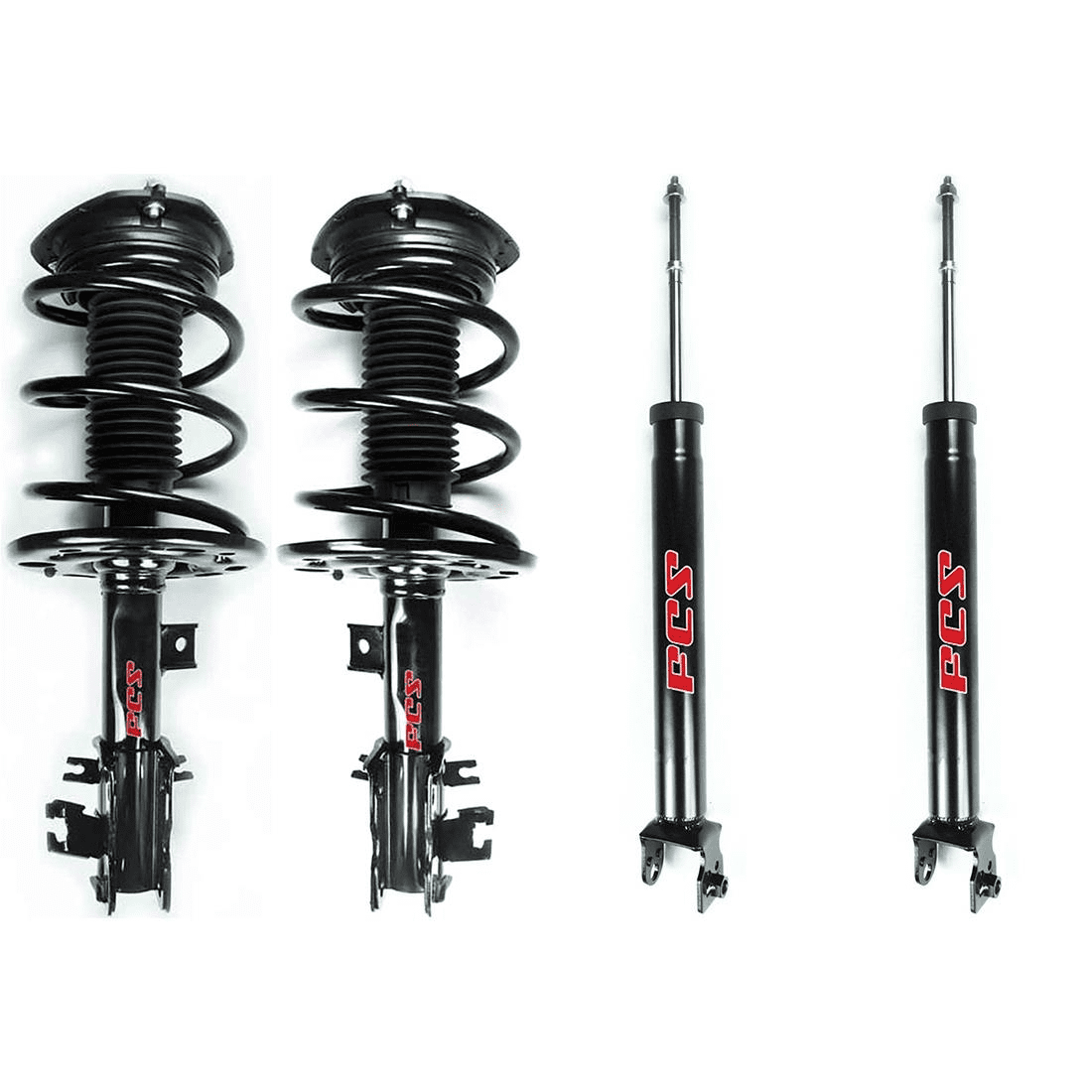 FCS Front Rear Shocks And Struts Assembly Complete Coil Spring