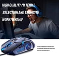 thumbnail image 3 of Gaming Mouse Low-noise 7 Color Backlight 6 Key Anti-slip Mechanical Mouse Gaming Accessory, Grey,Maoww, 3 of 9
