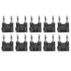 thumbnail image 1 of 10Pcs 2 Way Banana Plug Brass PE Double Banana Socket for Electronic Instruments AutomobilesBlack, 1 of 5